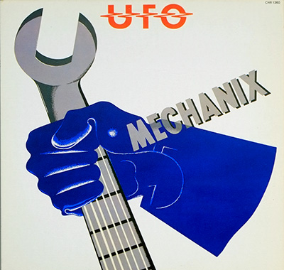 UFO – Mechanix album front cover vinyl record